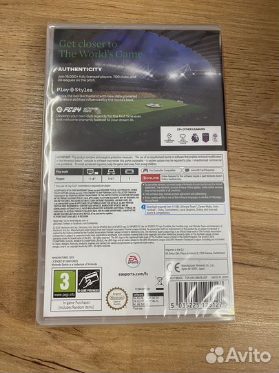 EA sports FC 24 (FIFA 24) для NS новый