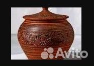 Горшок из глины