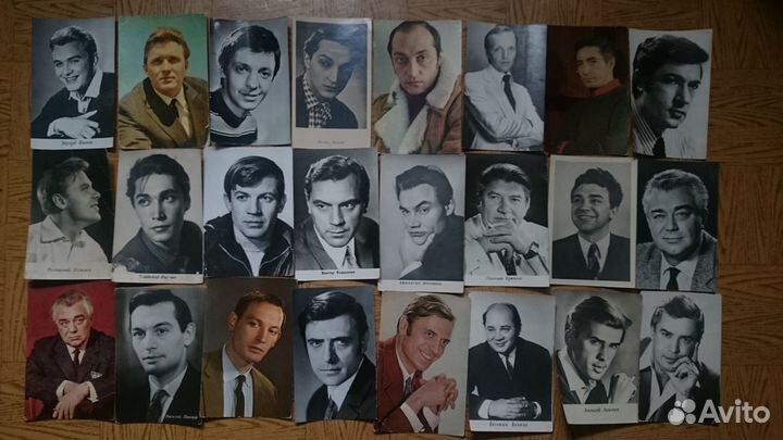 Фотографии актёров кино СССР. №2. 250шт. Список