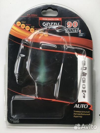 Универсальный адаптер питания Ginzzu GA-4090U