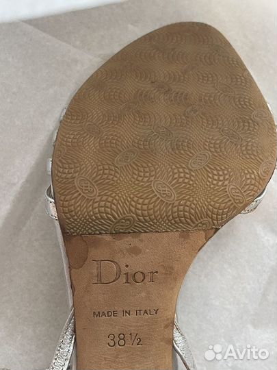 Босоножки Dior 38,5 оригинал