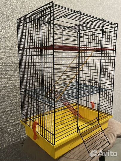 Клетка для грызунов трехъярусная
