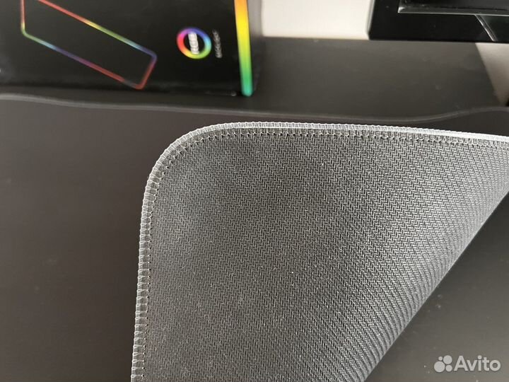 Коврик RGB большой для мыши с подсветкой