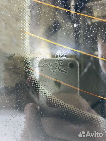 Стекло заднее volkswagen polo 5 1.6 ат седан