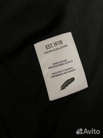 Calvin klein пуховик
