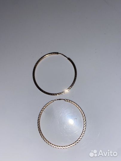 Золотые серьги