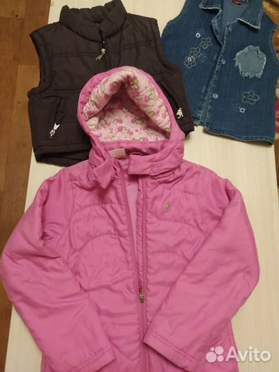 Одежда пакетом для девочки 7- 8 лет.Обувь игрушки