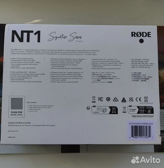 Rode NT1 Signature Black Новый