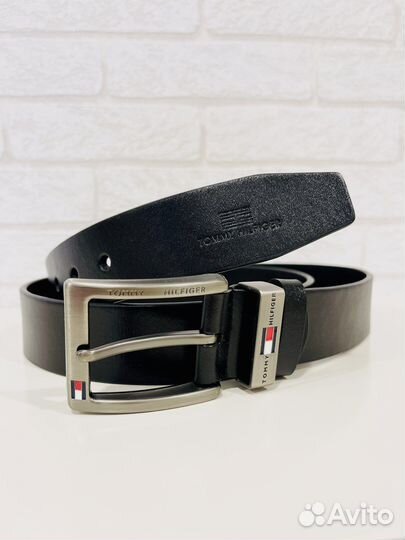 Мужской кожаный ремень брендовый