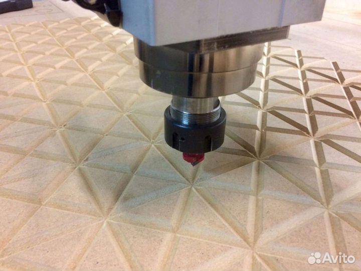 Раскрой/фрезеровка, выравнивание на станке чпу