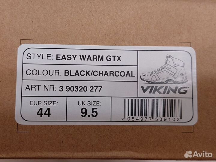 Новые зимние мужские Viking easy warm gtx 44 разм