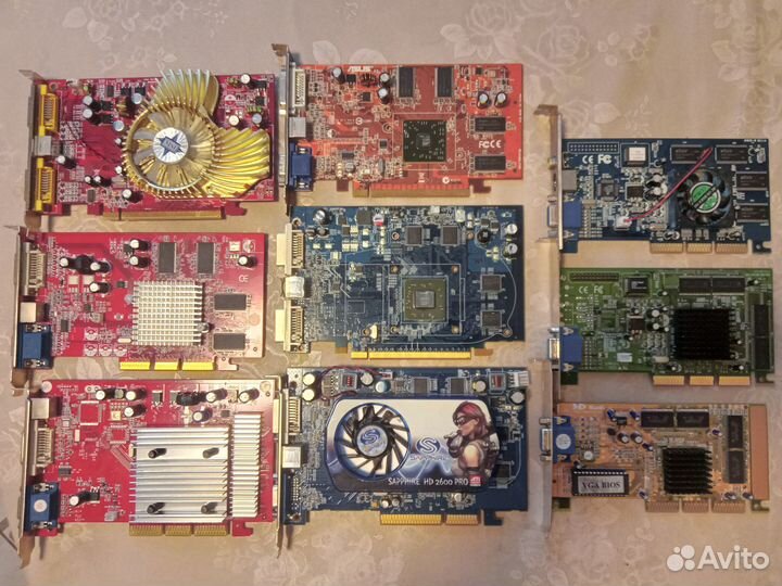 Видеокарты и материнские платы набор