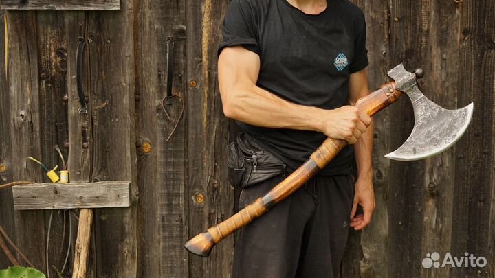 Кованый топор ручной работы Турецкий национальный