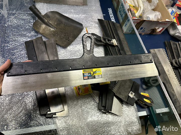 Шпатели фасадные stayer ровные и ребристые