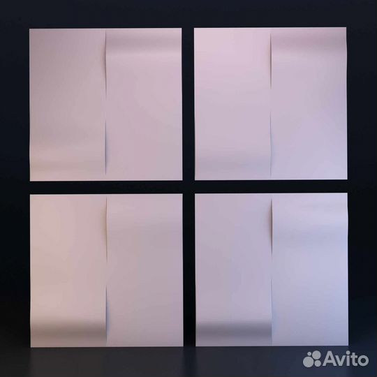 Гипсовая 3D панель 