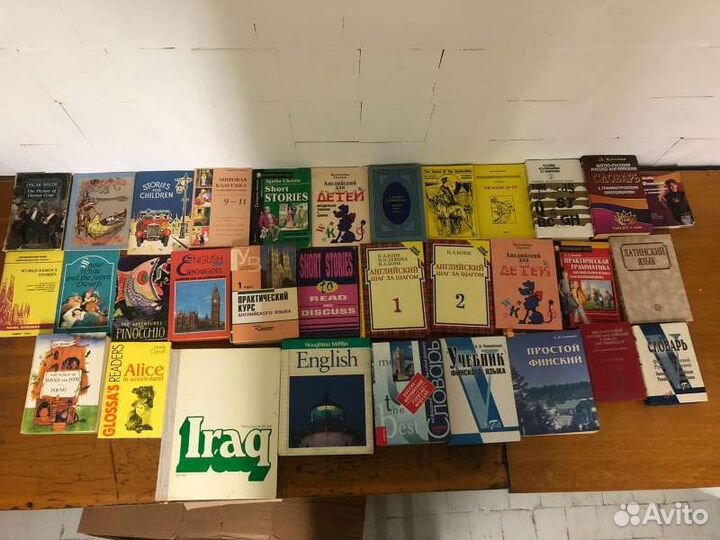 Книги по английскому, финскому и другим языкам