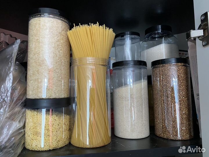 Набор банок для хранения сыпучих продуктов