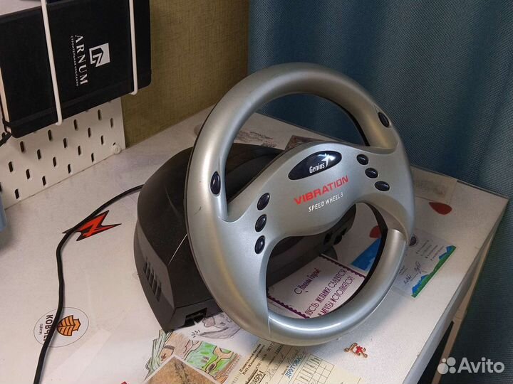 Игровой руль speed wheel 3 genius