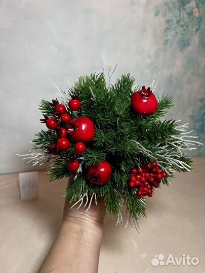 Новогодняя композиция на стол