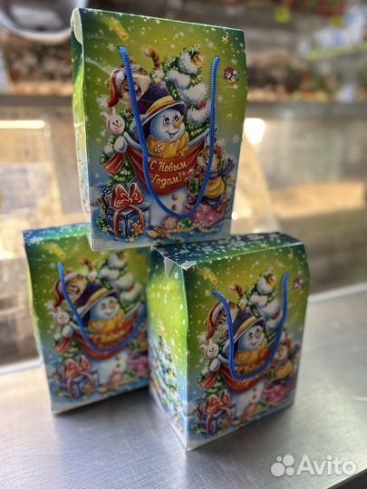 Подарок на Новый год для детей, конфеты, шоколад