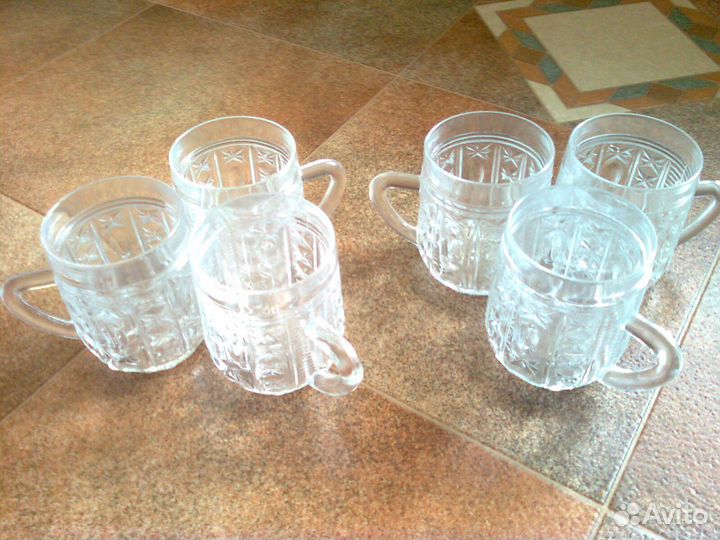 Бокалы- кружки хрусталь