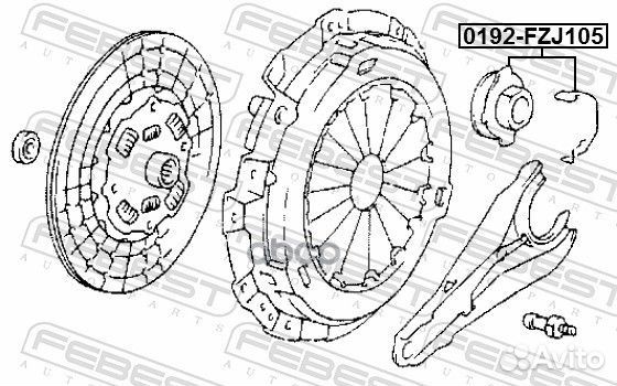 Подшипник выжимной Toyota Land Cruiser 100 98-07