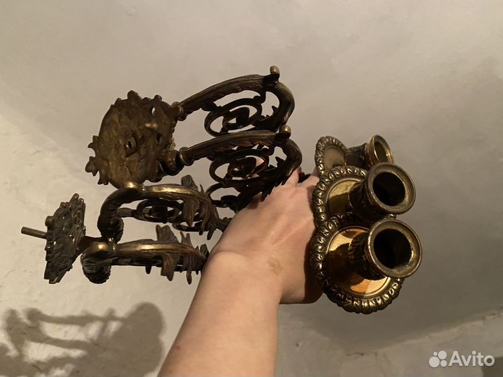 Канделябры для пианино бронза