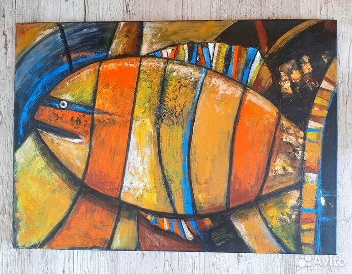 Картина Крупная рыба