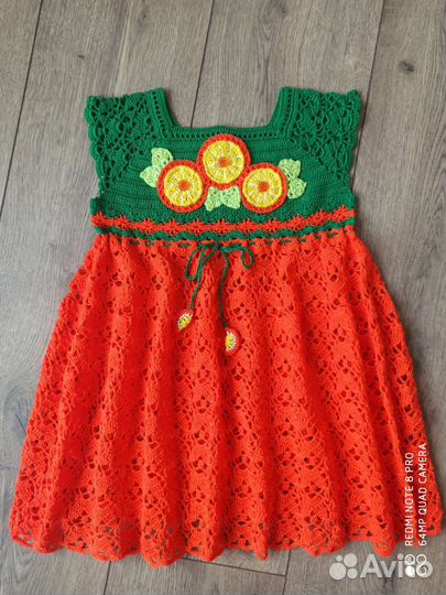 Платье для девочки 3-4 лет