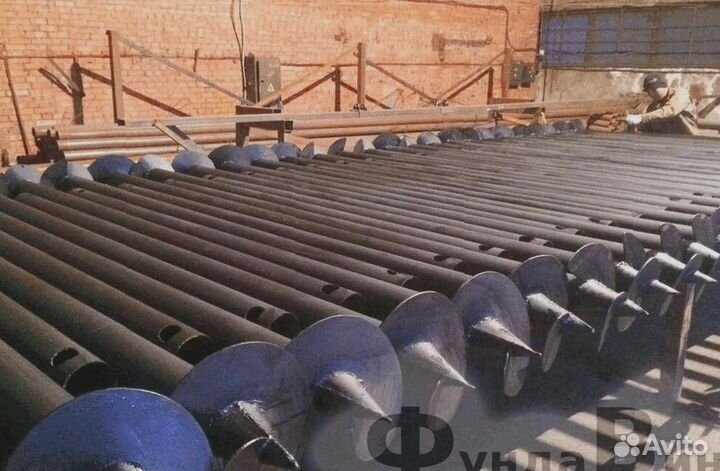 Монтаж Винтовых сваи