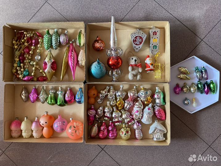 Елочные игрушки СССР