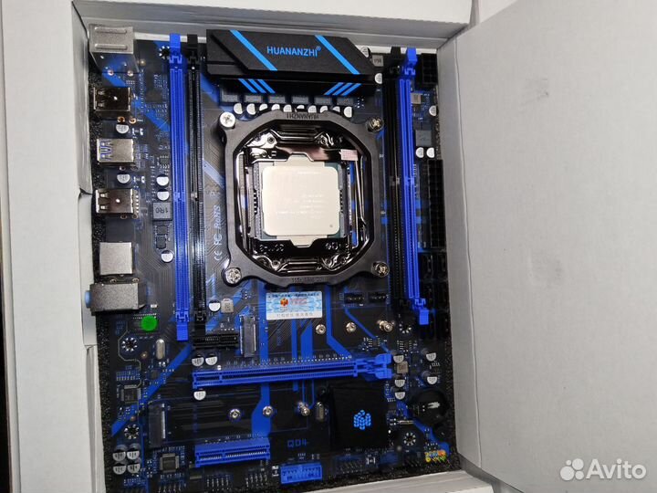 Материнская плата Huananzhi с проц. и памятью 32gb