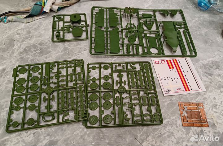 Сборная модель танка 1 72