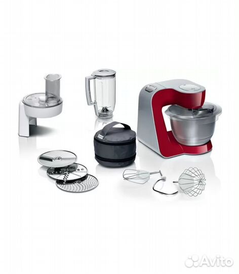 Кухонная машина Bosch Mum5 MUM58720, красный, сере