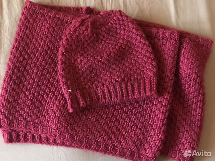 Комплект шапка и снуд