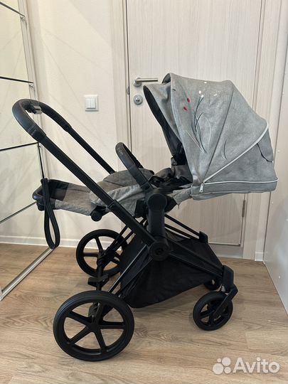 Коляска 2 в 1 Cybex priam lll Crystallized Koi