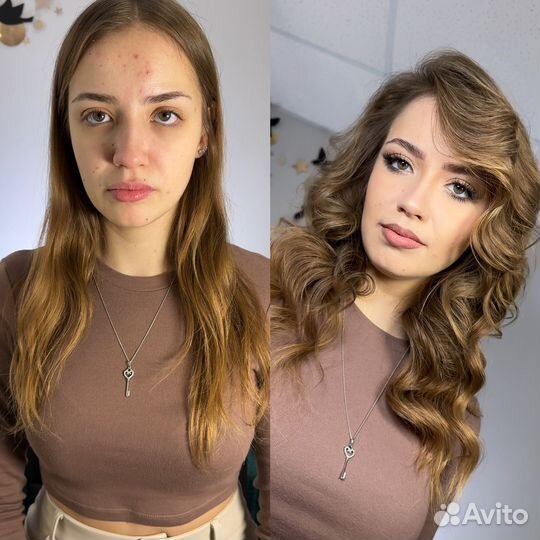 Макияж, прическа, свадебный образ