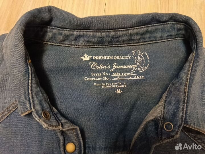Джинсовая рубашка l colin s