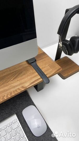 Деревянная подставка под монитор