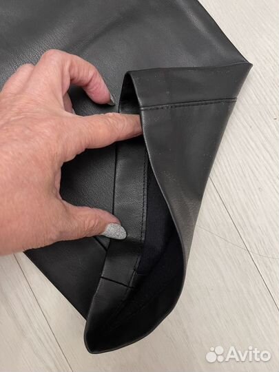 Кожаные брюки lime