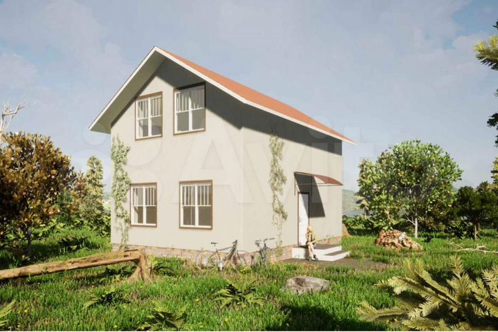 Дом 93,5 м² на участке 5,3 сот.