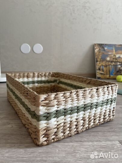 Корзина плетеная для хранения