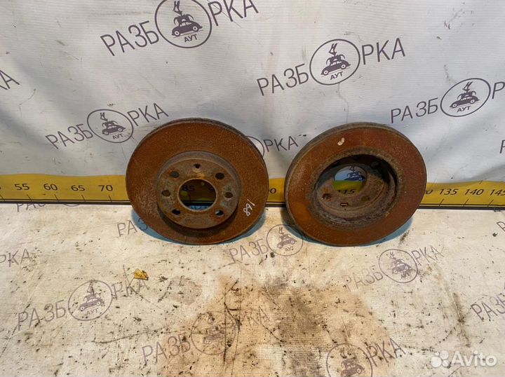 Диск тормозной, передний Chevrolet Lanos