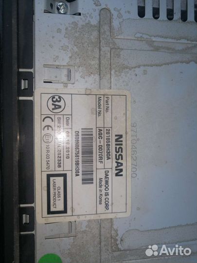 Магнитола nissan qashqai j10