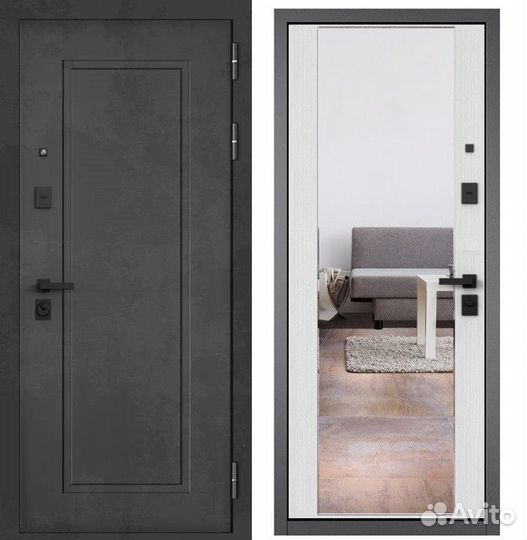 Дверь с зеркалом