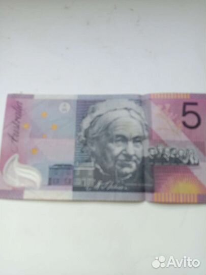 5 Австралийские долар