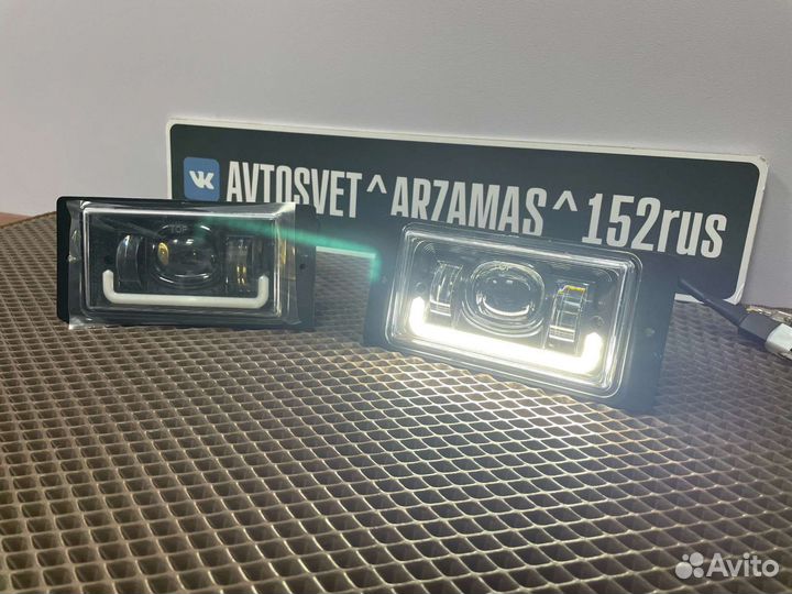 Светодиодные птф на ваз 2110-2115 с дхо