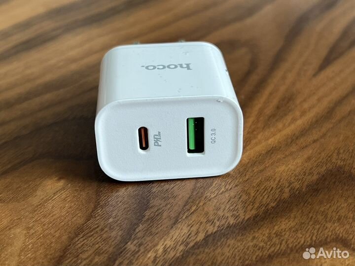 Сетевое зарядное устройство hoco быстрая зарядка