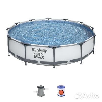 56416 Bestway Каркасный бассейн 366х76. 6473л