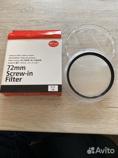 Фильтр для камеры Canon 72mm Screw-in